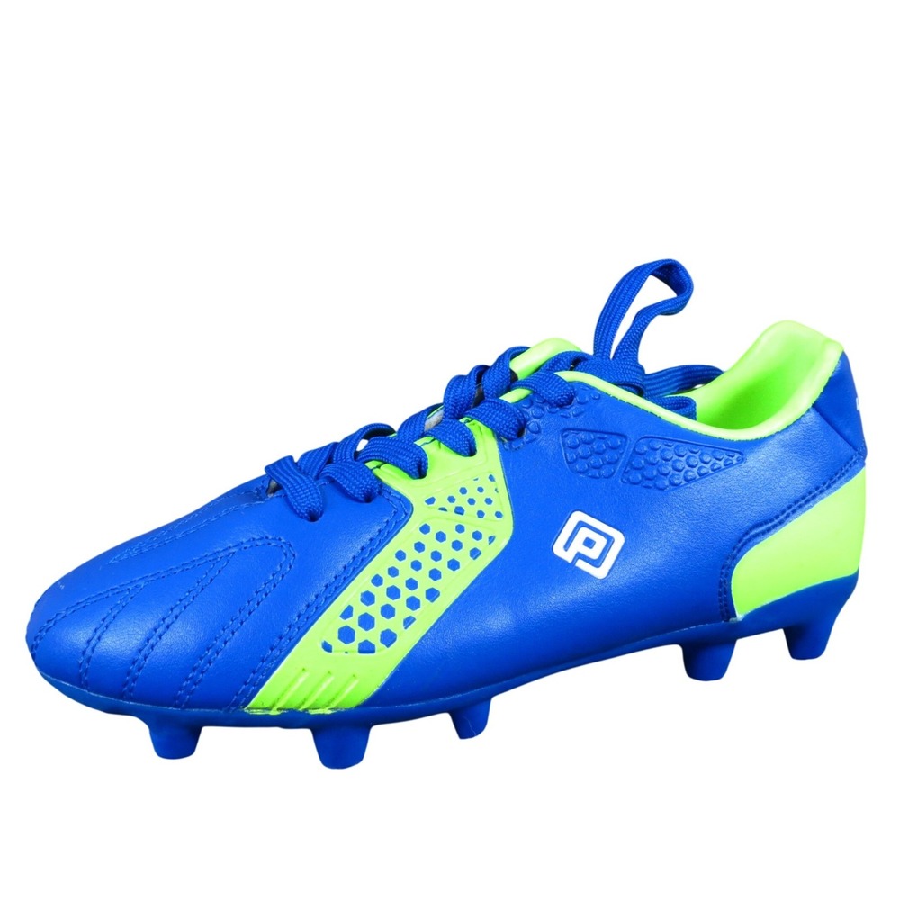 Dream‎ Pairs Boys Soccer Cleats Size 2 Blue Green Firm Ground FG Molded